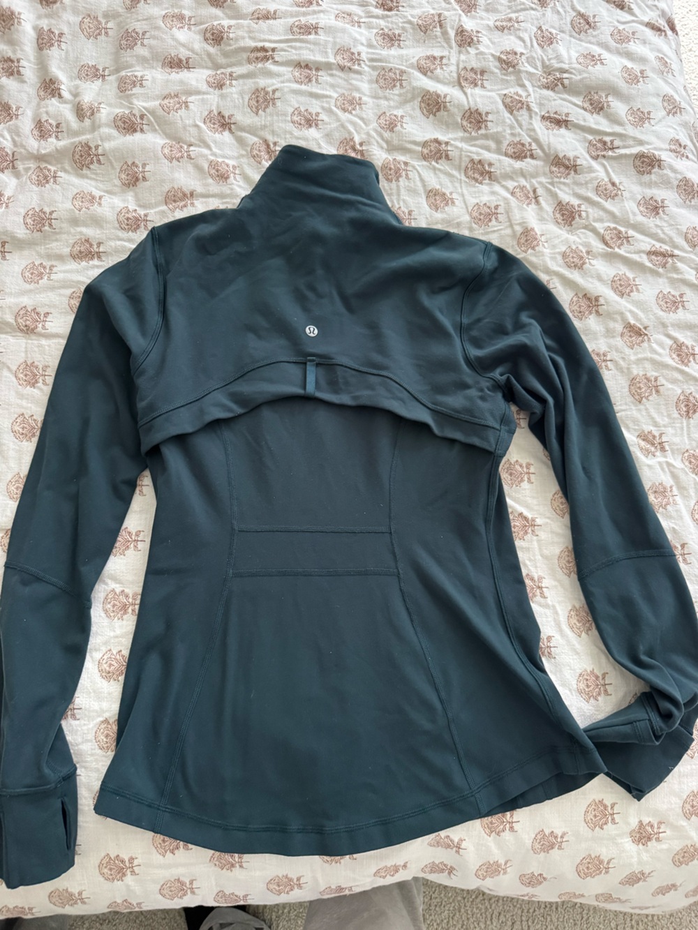 Lululemon Deep Blue/Green Long Sleeve Align Athletic Top Size10 Women’s